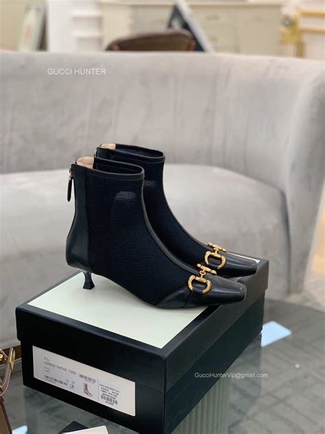 gucci leather ankle boot with belt fake|gucci ankle boots horsebit.